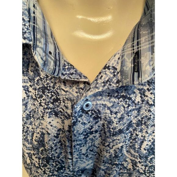 Marcelo Sport XL Mens Blue Branch Designer - Picture 7 of 7